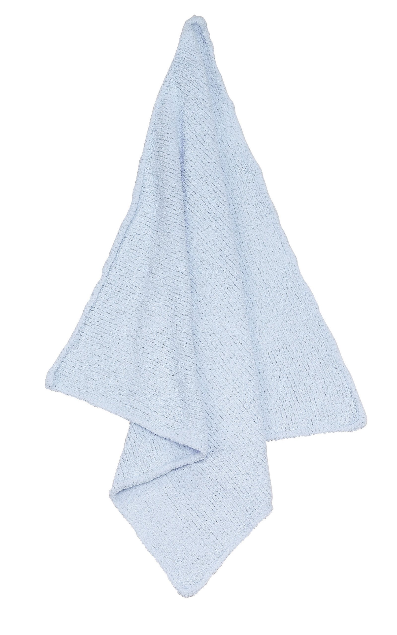 Angel Dear Couverture chenille bleu clair apaise la peau de bébé