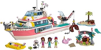 LEGO Friends Kurtarma Görevi Teknesi (41381) : Amazon.com.tr: Oyuncak