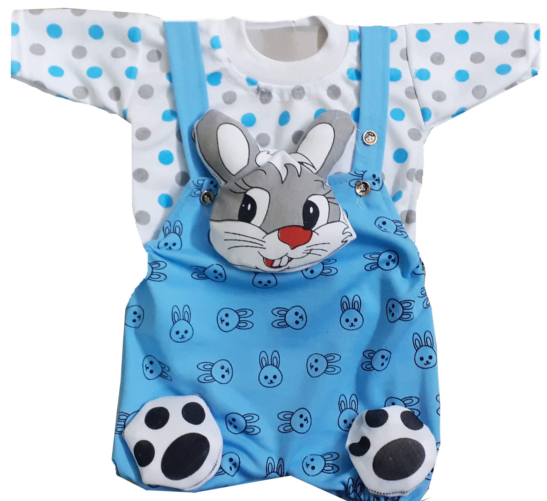 TENDERCARE Unisex Cotton Dungaree Set