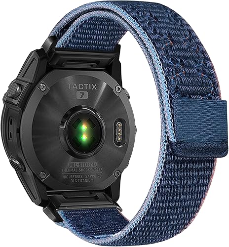 Correas de reloj Quickfit de 1.024 in compatibles con Garmin Tactix 7 ProFenix 7X Pro7X6X Pro5X pro5XDescent MK2 MK1 Tactix DeltaEnduro 1 2 Correa