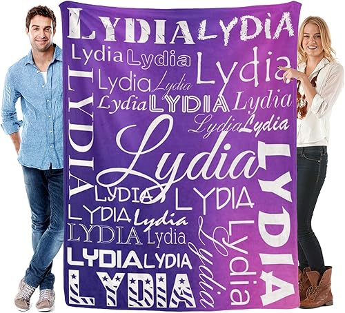 Miniatura 2 de Manta personalizada con nombre para adultos, manta de franela con nombre para mujeres y hombres, manta personalizada para Navidad, cumpleaños, San