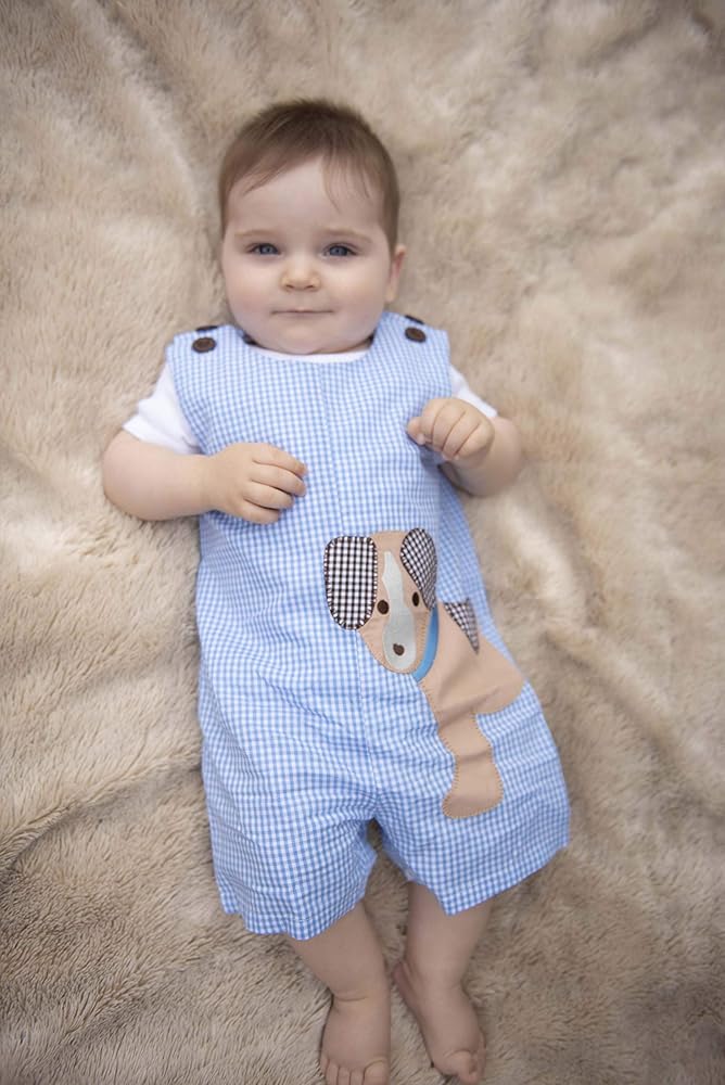 Clothing Brand Jon Jon Custom Made Baby Toddler Boy Shortall