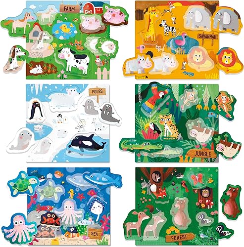 Miniatura 2 de Headu Animal Lotto MU22847 - Juguete educativo para niños, niños y niñas de 2 a 4 años