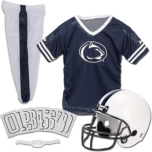 Miniatura 51 de Franklin Sports NCAA - Conjunto de casco de fútbol americano universitario + camiseta - Conjunto de disfraz de uniforme de equipo de la NCAA