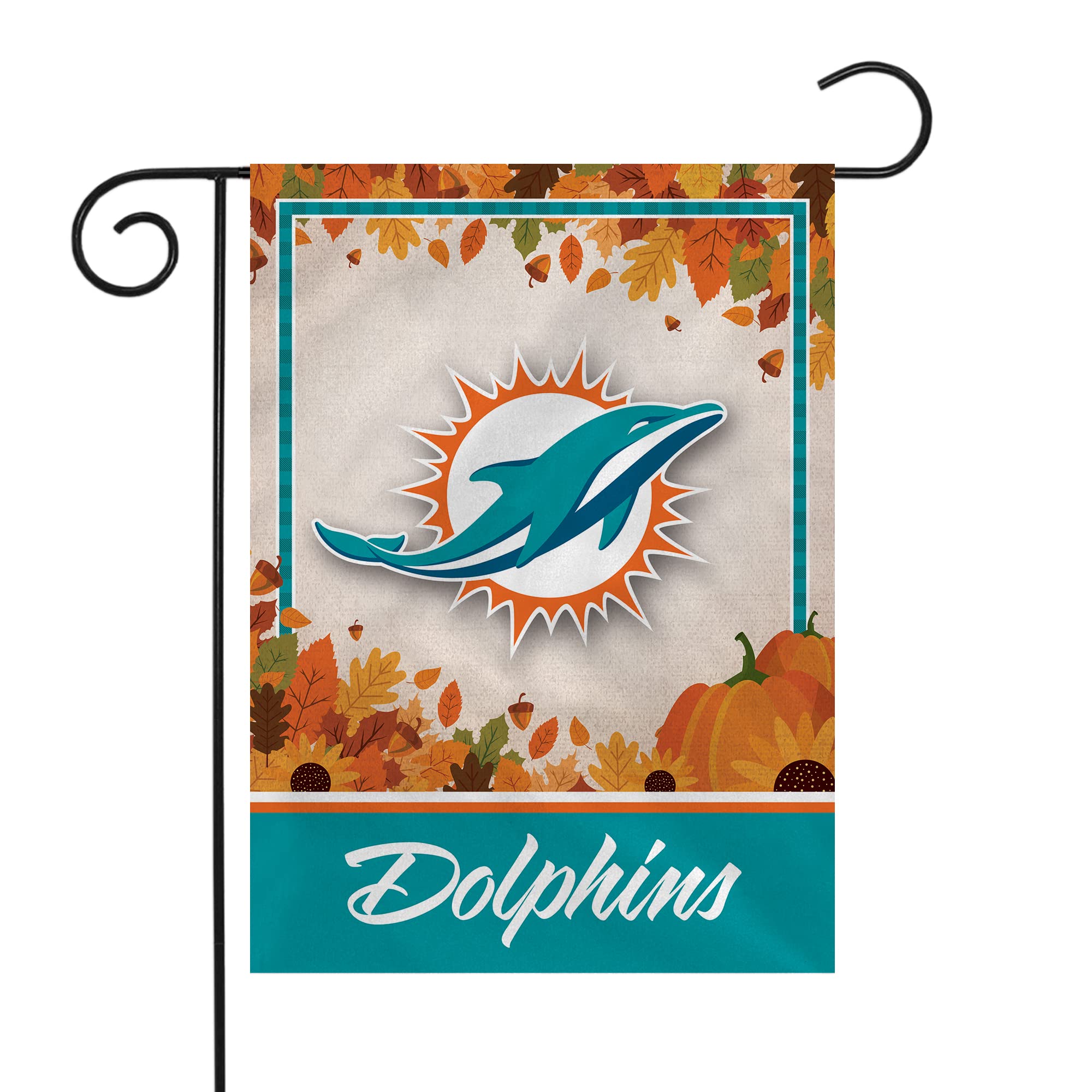 Rico Industries NFL Football Fall/Harvest 13" x 18" Double Sided Garden Flag