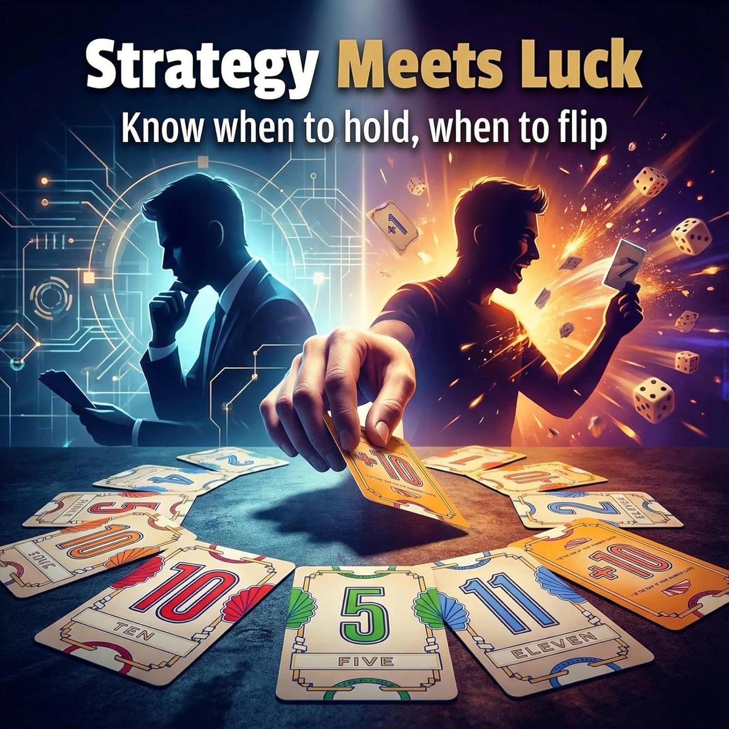 Flip 7 - Card Game Mix of Luck and Strategy, Fast-Paced Addictive Card Game, Quick to Learn and Easy to Teach, 3+ Players, Ages 8 & Up, 20 Minutes Play Time - Image 4