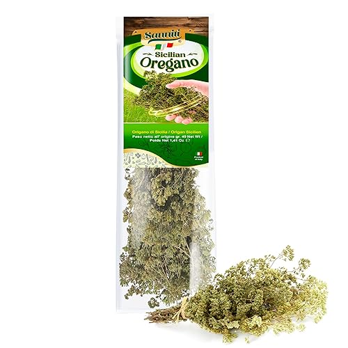 Miniatura 3 de Sanniti Origano di Calabria Orégano seco italiano en el tallo, 1.41 oz (paquete de 2)