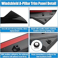 Vista 7 de X AUTOHAUX Panel de moldura de pilar A para Ford Explorer 2011-2019 lado exterior del conductor delantero sustituye a 926-450 BB5Z7803137AA