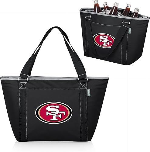 Vista 13 de PICNIC TIME NFL Topanga - Bolsa enfriadora suave, hielera para pícnic Negro