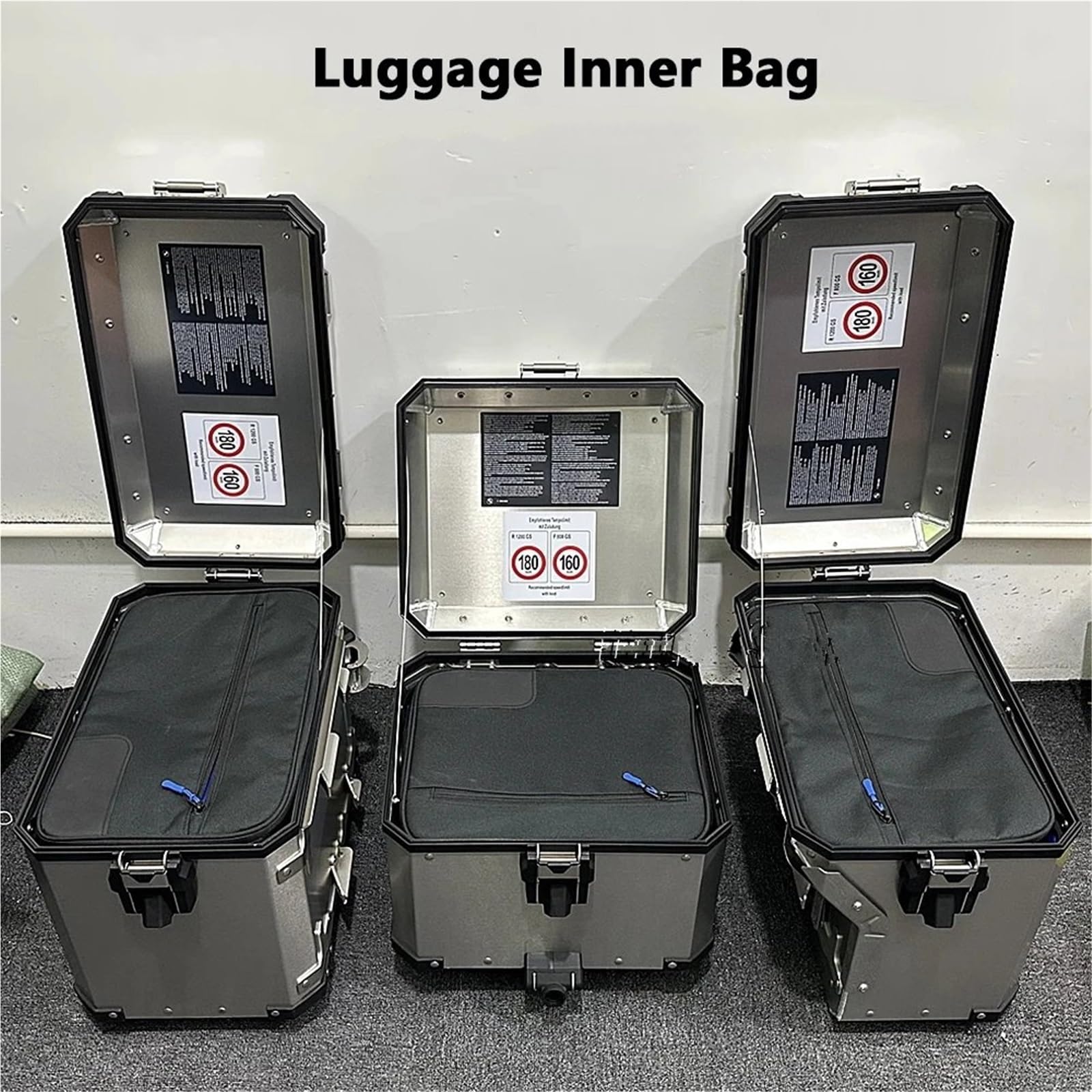 Borsa Posteriore Moto per BMW R1200GS LC per Adventure R1250GS F750 GS F850 GS F800GS Borsa da Moto Borsa Interna per Baule Borse per Bauletto Borse da Sella Moto(A Set Inner Bag)