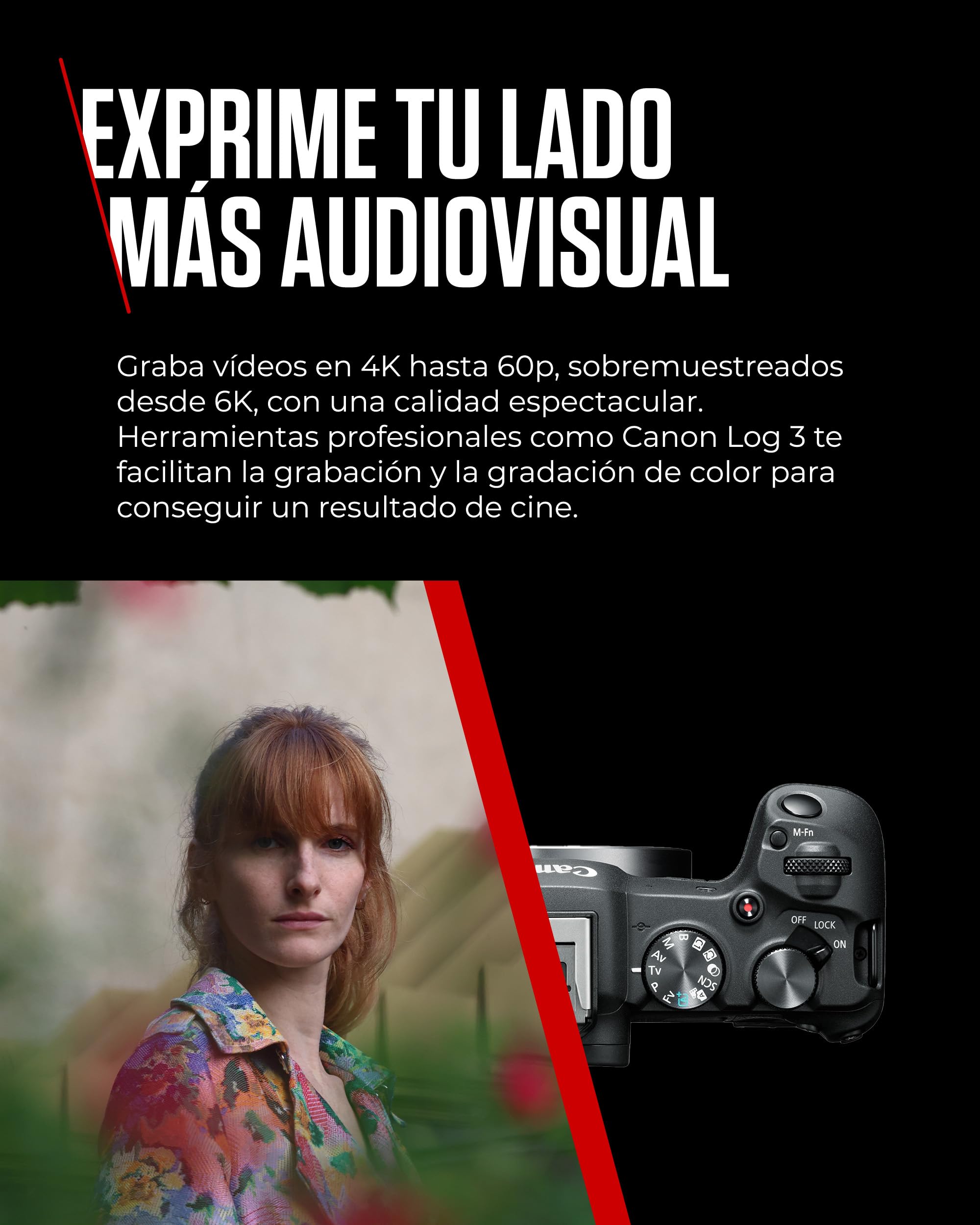 CANON EOS R8 Cámara Mirrorless + Objetivo RF 24-50 mm F4.5-6.3 IS STM + 2X Baterías (Kit de Batería Adicional), Cámara Evil Full Frame (24,2 MP) -6.5 EV, Vídeo 4K 60 fps, Dual Pixel CMOS AF II, Negro
