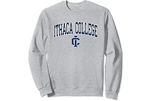 Officially Licensed Ithaca Bombers Arch Over Gray Sweatshirt