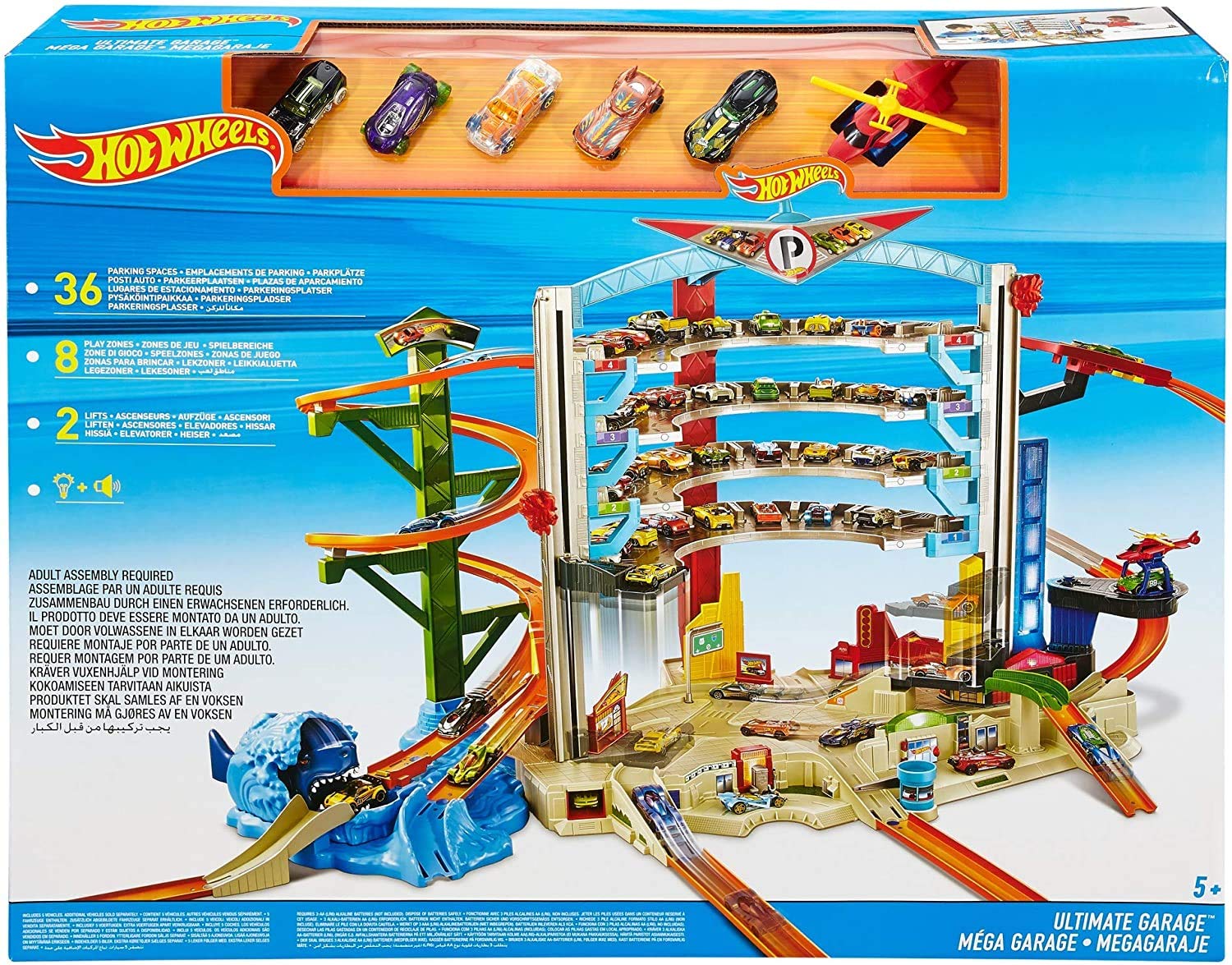 hot wheels super mega city parking garage