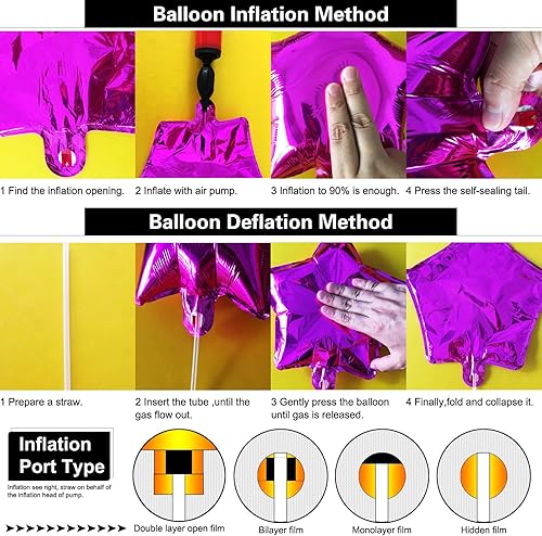 Miniatura 7 de Lovoir Globos grandes de 40 pulgadas con la letra T dorada de gran tamaño, globo de helio de aluminio de Mylar para decoración de fiesta de