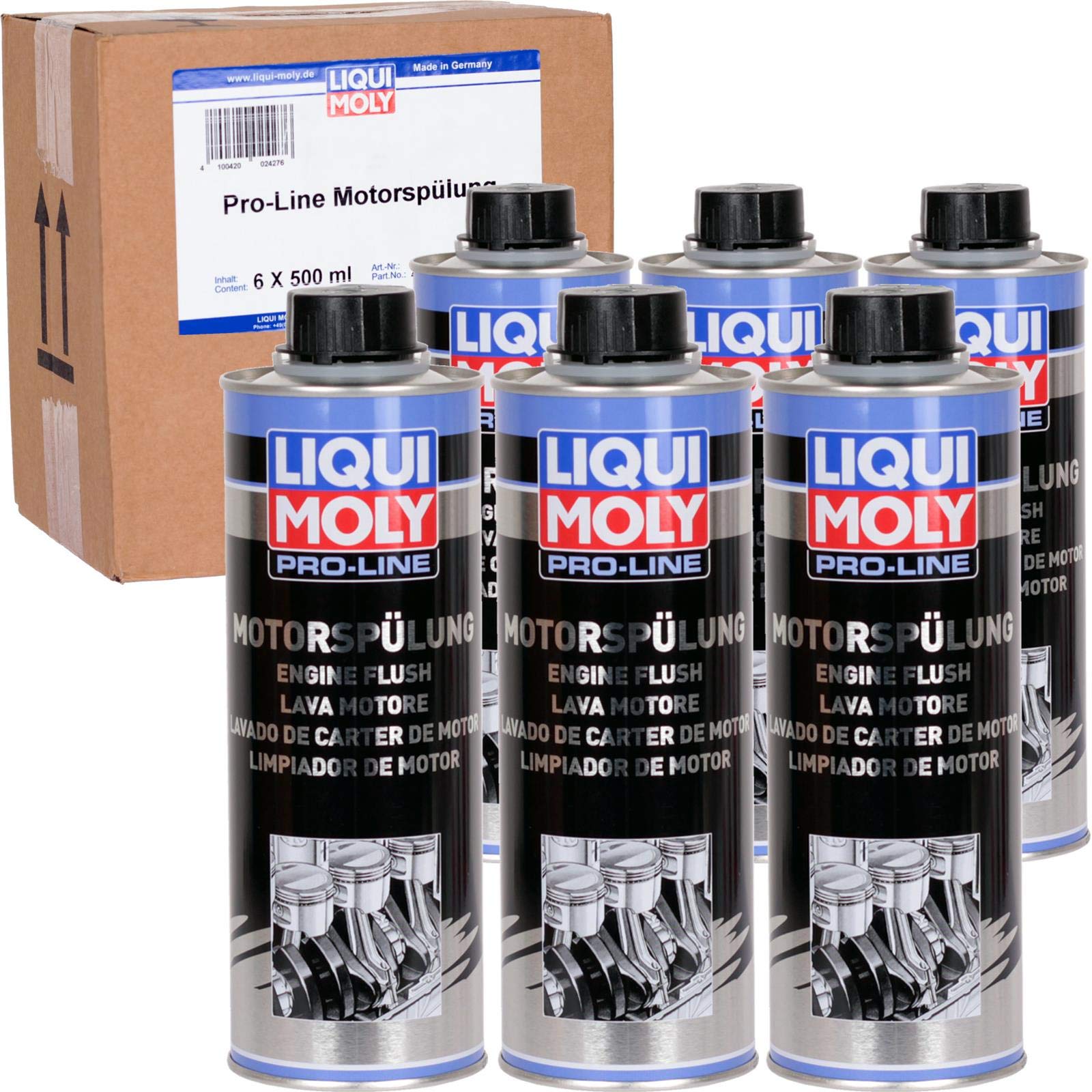 Liqui Moly 6x 2427 Motoröladditiv (6x 500 Ml) | Lm 2427, Motorreiniger