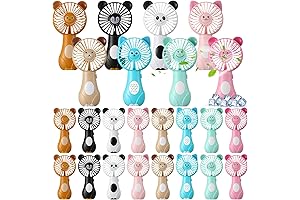 24Pcs Mini Handheld Fan Bulk Battery Operated