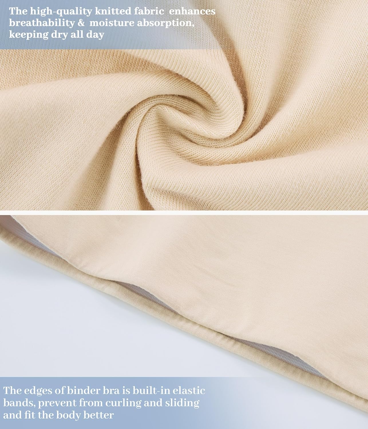 Rolewpy Chest Binder for Transgender FTM Women Binder Bra Tomboy Breast Binder Tank Top - Image 6