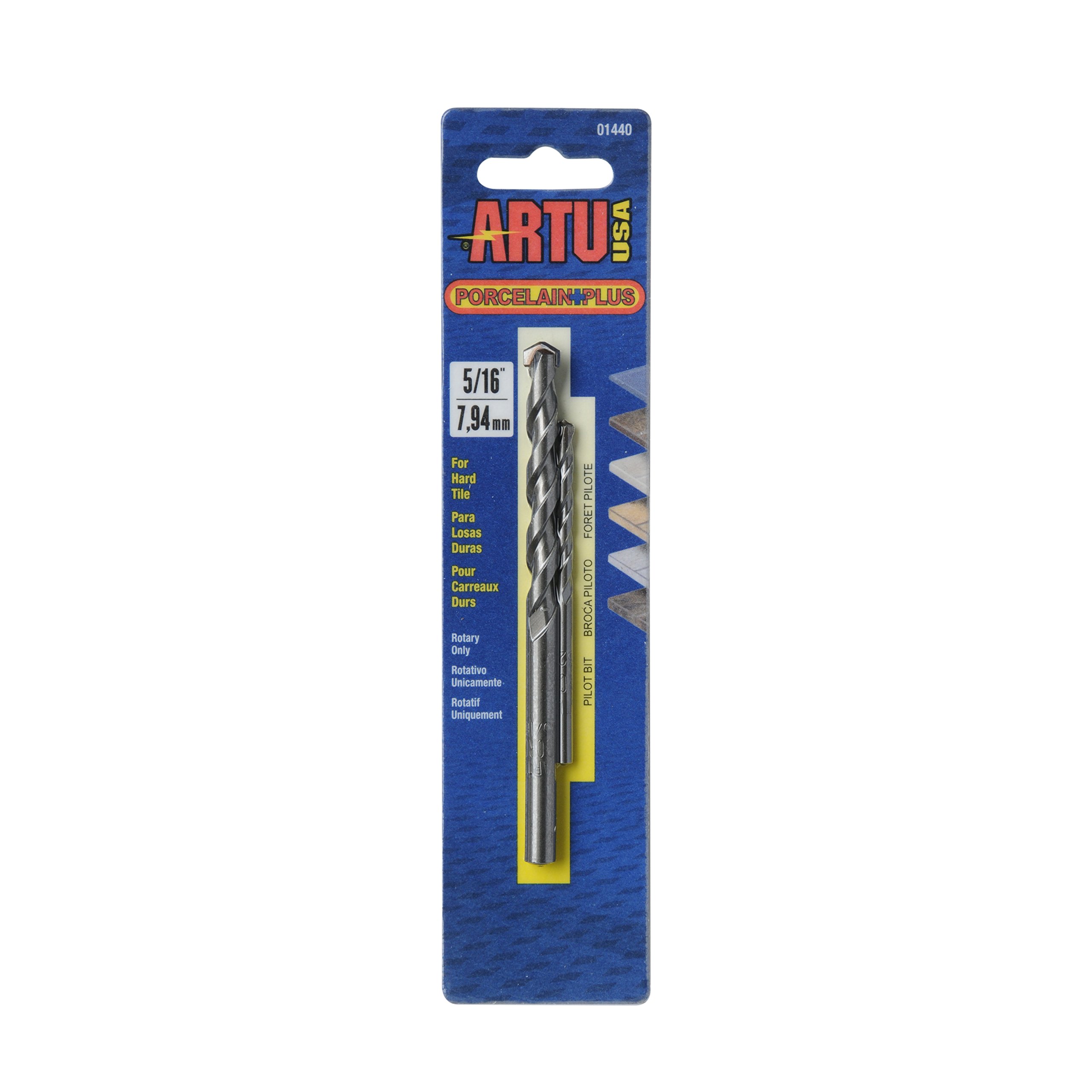 Artu PORC+ Tile & Pilot Drill Bits -5 Artu PORC+ Tile & Pilot Drill Bits -5