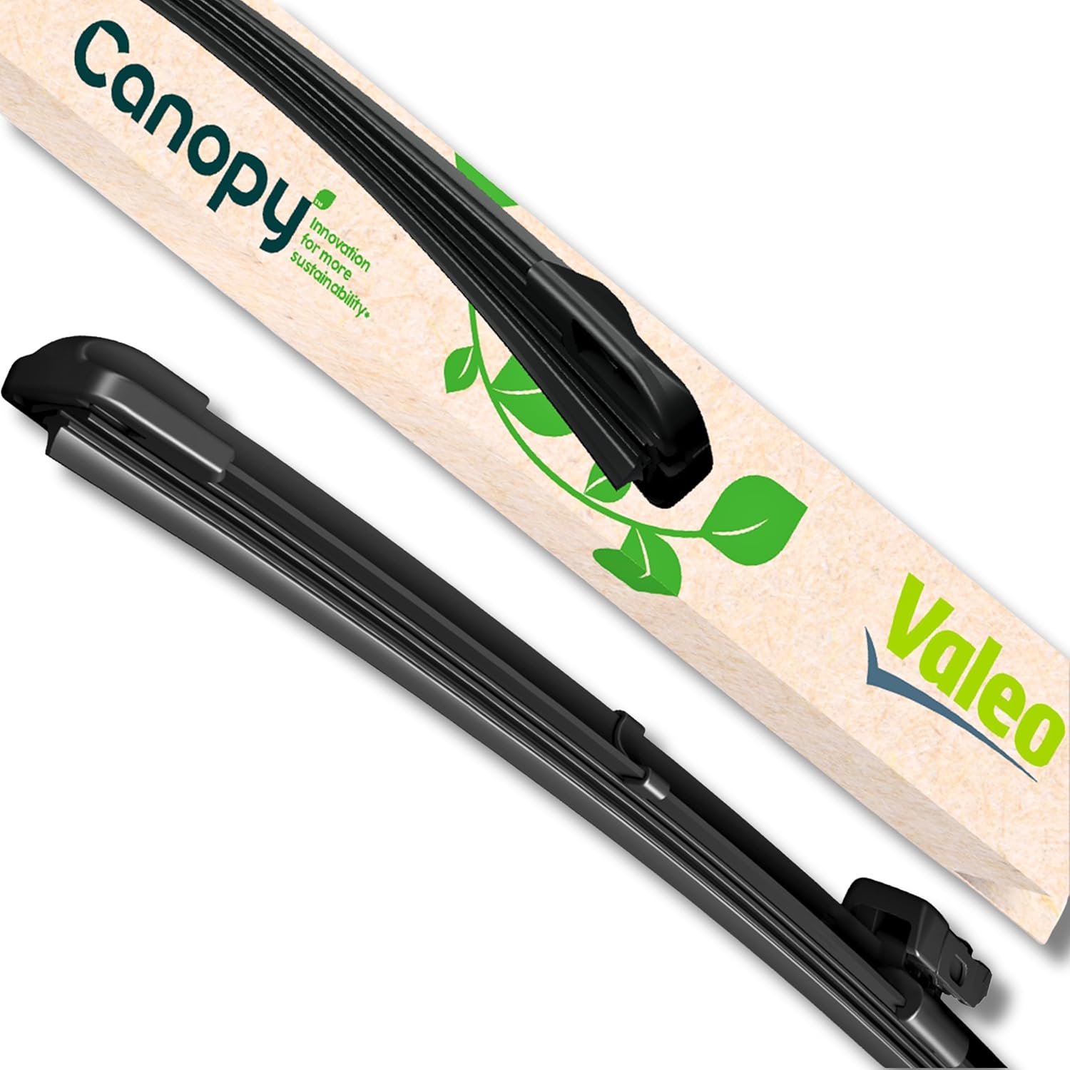 valeo 583926 canopy innovative automotive replacement windshield wiper blades for my car made from natural and recycled materials, 16-inch wiper blade, pack of 1 16-inch connector py