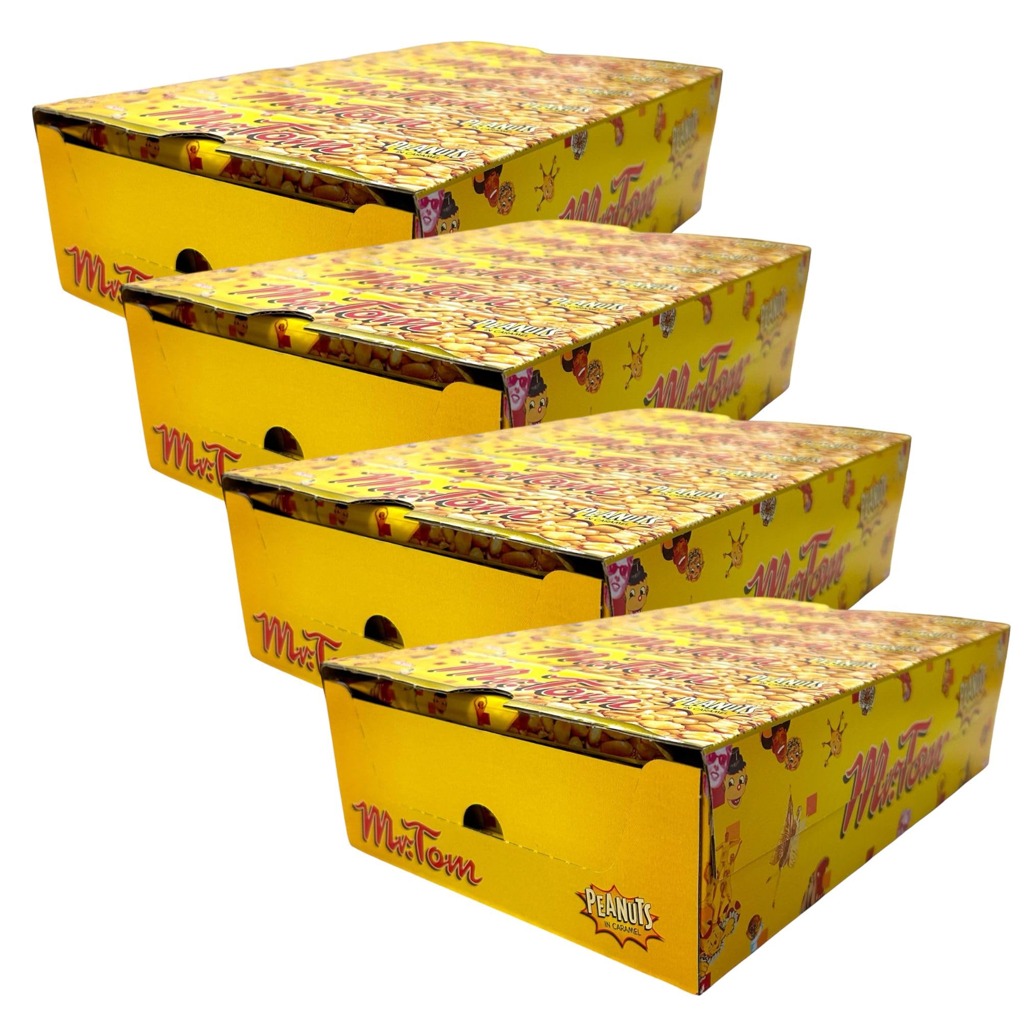 144 Mr Tom Erdnussriegel a 40g knackig Mister Erdnuss Riegel 4 Karton a 36 Riegel 5,76kg
