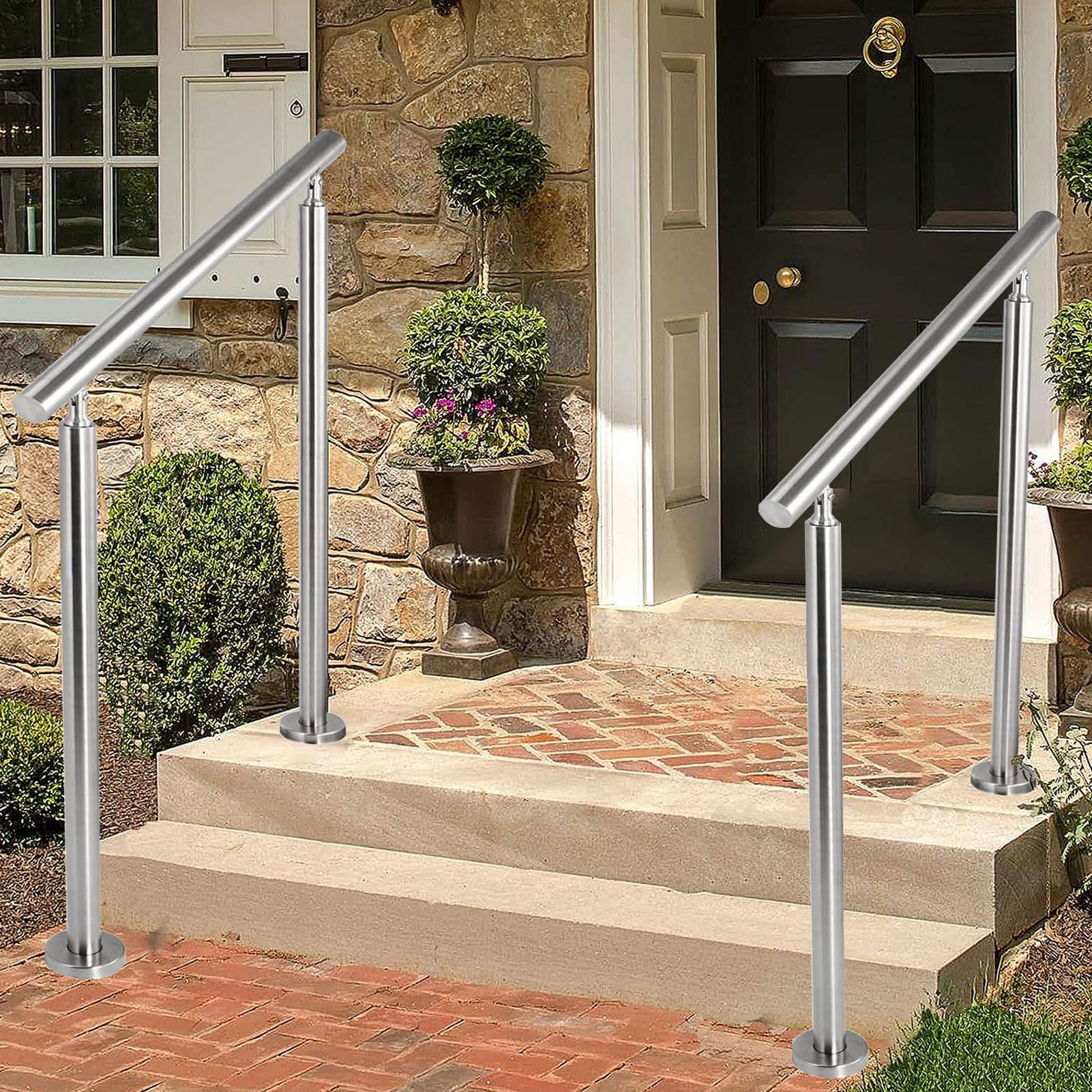 〇チーク　手すり付きステップ2段　階段　庭 踏み台 手すり付 ステップ 2段 階段 ガーデンステップ ステップ