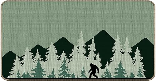 Miniatura 18 de Tapete divertido para puerta de campamento de 17 x 30 pulgadas, regalos de campamento para mujeres, alfombras de cámper para interior, alfombra