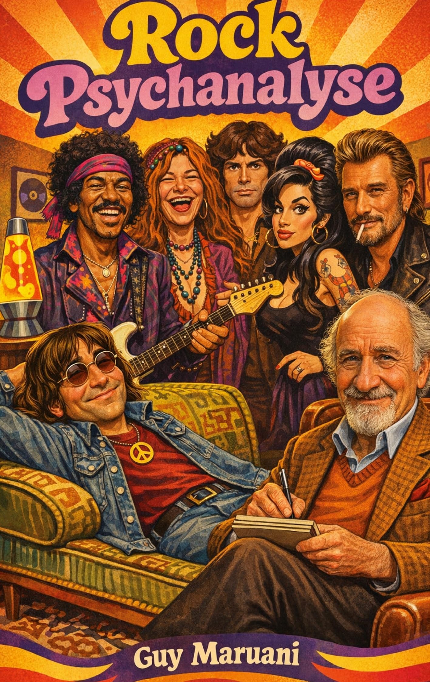 Rock Psychanalyse: Quand les légendes du rock s'allongent sur le divan. Entretiens imaginés avec Janis Joplin, Jimi Hendrix, Jim Morrison, John Lennon, Amy Winehouse et Johnny Halliday