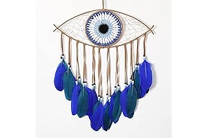 Holmgren Dream Catchers Blue Handmade for Wall Decor