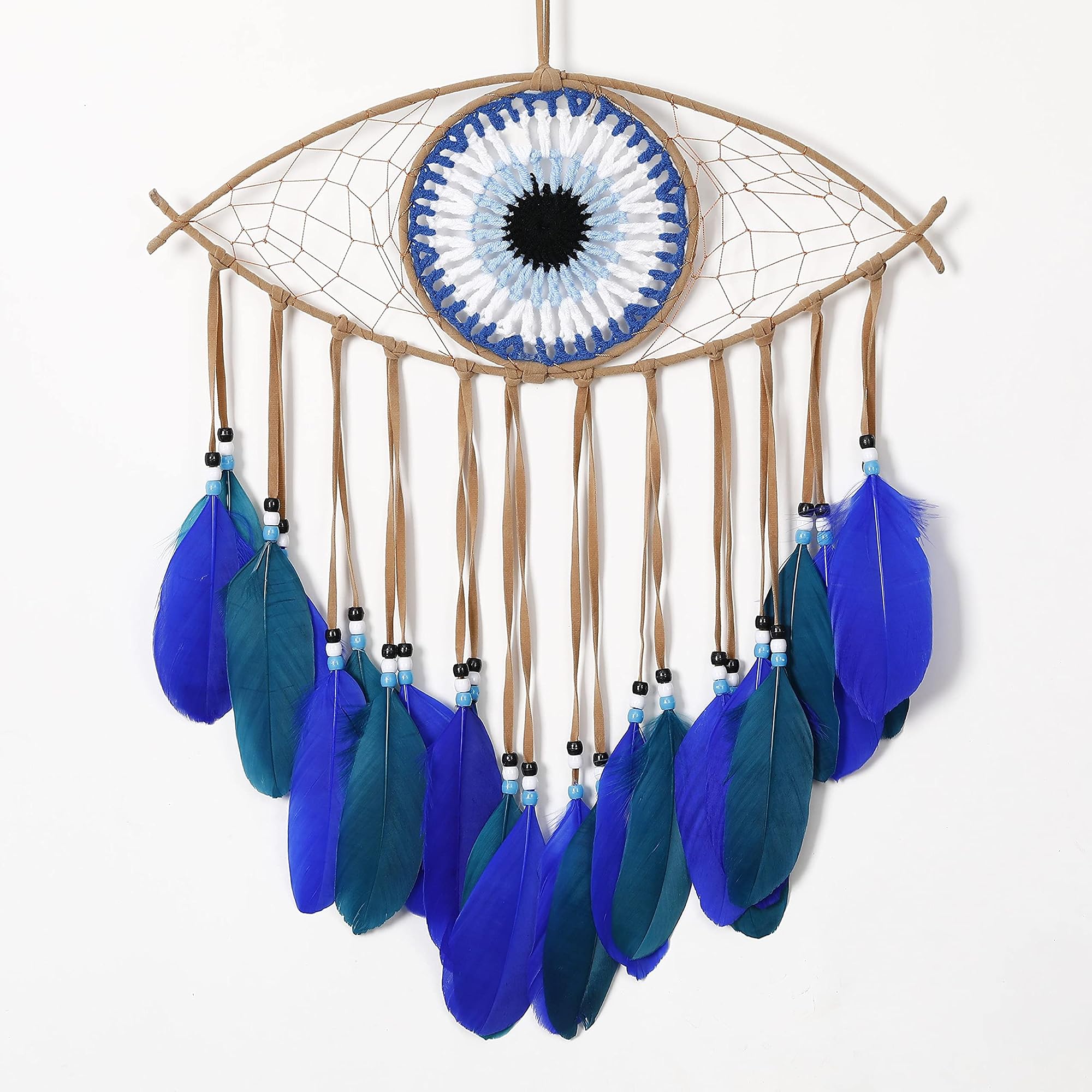 Black Evil Eye Dream Catcher Wall Hanging