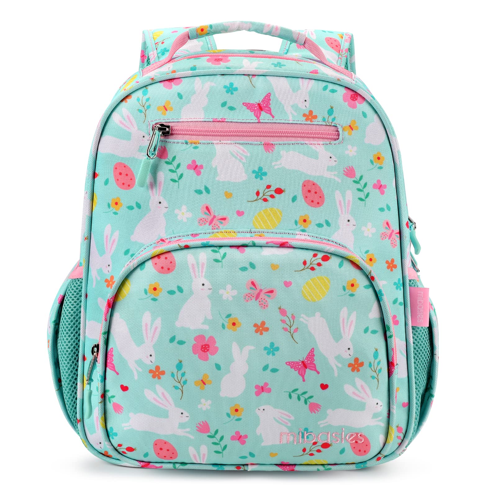 mibasies Girls Backpack 5-8: Lightweight Kids Backpacks for Girls - Girl Bookbag for Elementary School - Rabbit