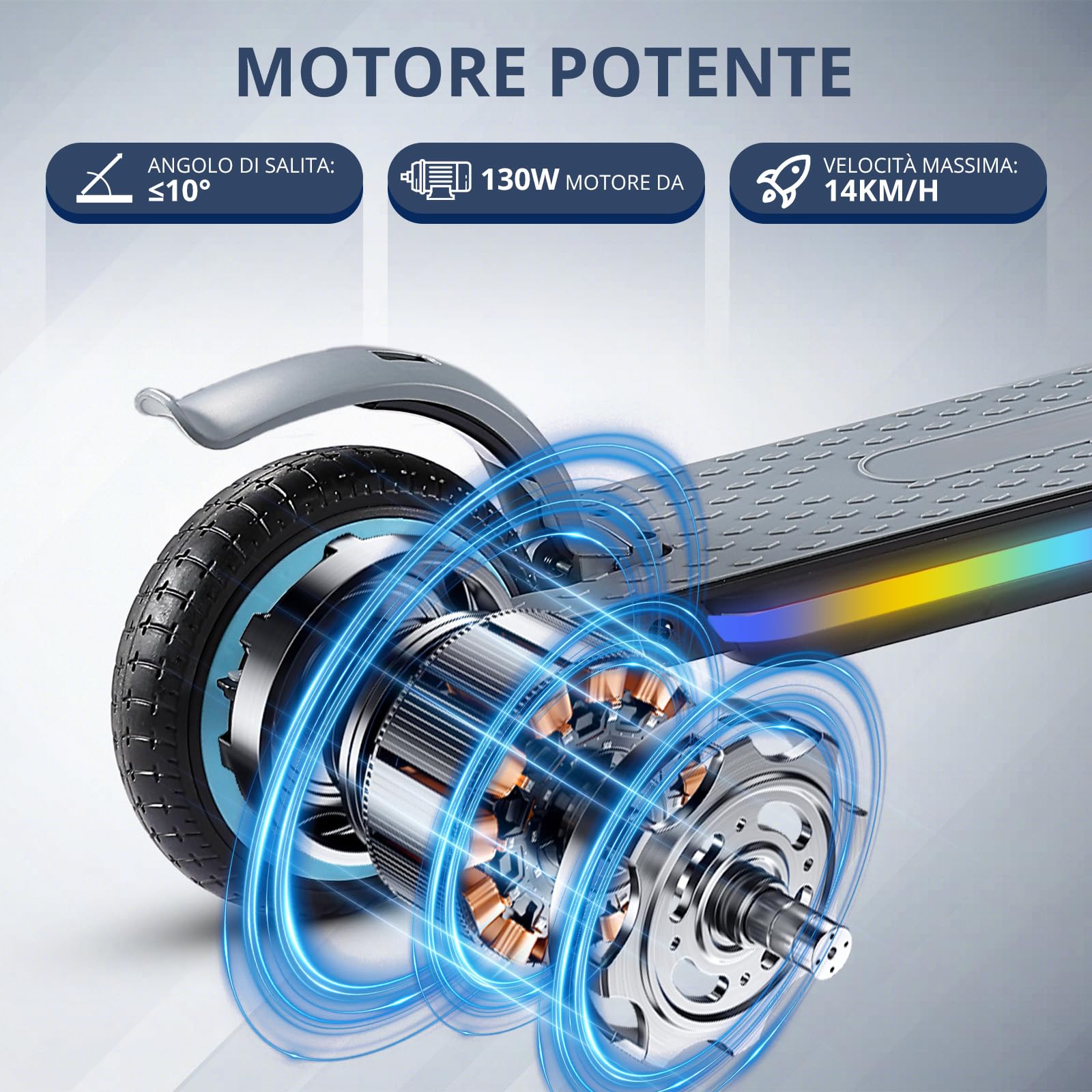 Monopattino Elettrico, 6.5'' Monopattino Elettrico Bambini dai 6 ai 12 anni, Pieghevole Monopattino Bambini,Autonomia 5-8KM,Monopattini Elettrici Display a LED,Regalo per Bambini (S2-Gray)