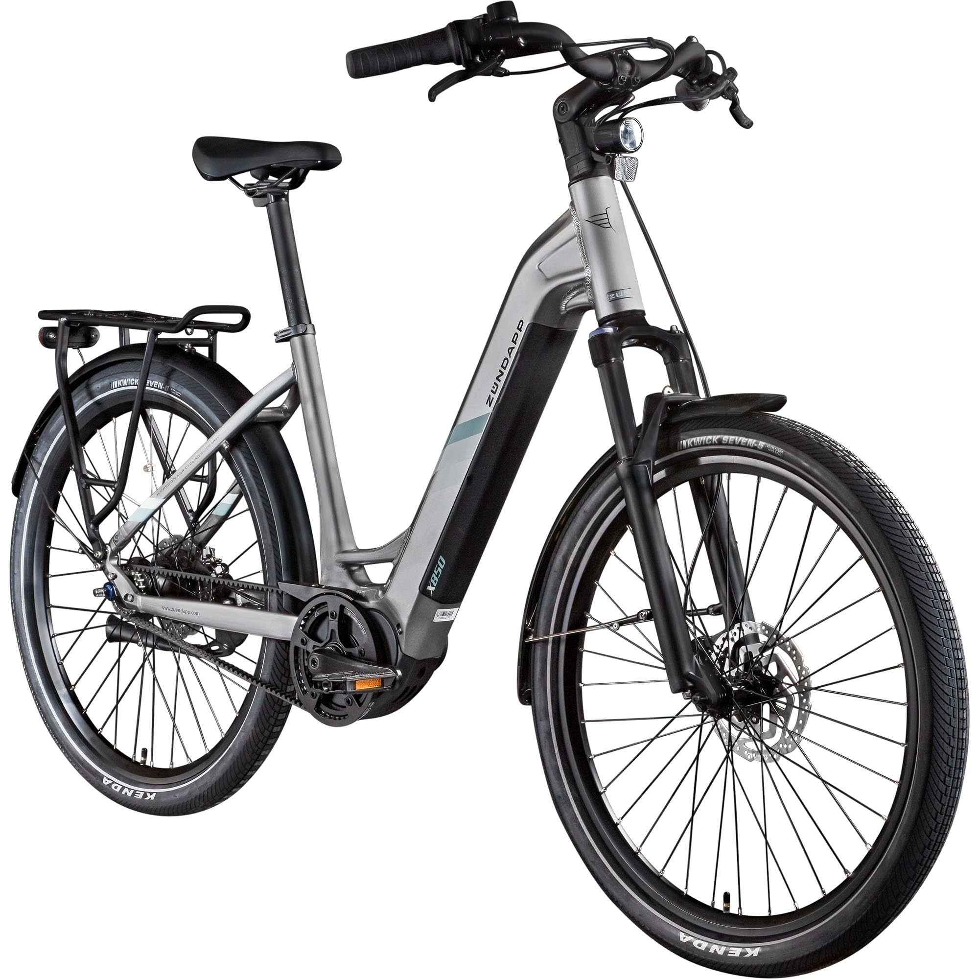ZNDAPP X850 Trekking E Bike 27,5 Zoll Pedelec 165-185 cm City Trekking  Fahrrad Riemenantrieb Elektrofahrrad 550Wh 7 Gang (grau, 48 cm) :  Amazon.de: Sport & Freizeit