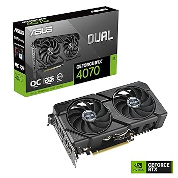 グラフィックボード・グラボ・ビデオカード ASUS Dual GeForce RTX 4070 12GB GDDR6X ASUS Dual GeForce RTX™ 4070 OC Edition 12GB GDDR6X