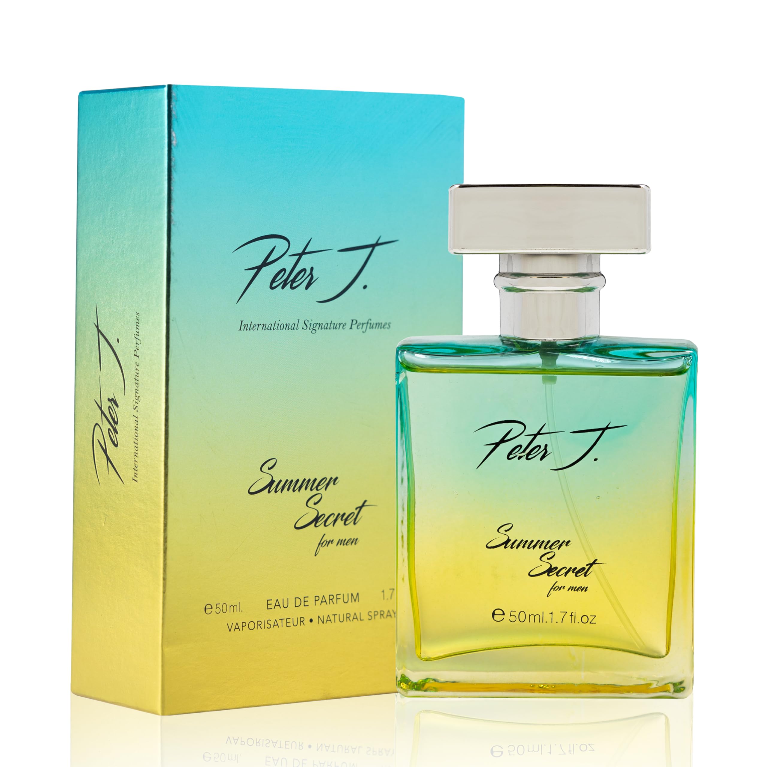 Summer Secret Eau De Parfum for Men – 50ml Premium Perfume | Long-Lasting Luxury Fragrance Spray | Mandarin, Green Apple & Sandalwood Notes | Elegant Gift for Men