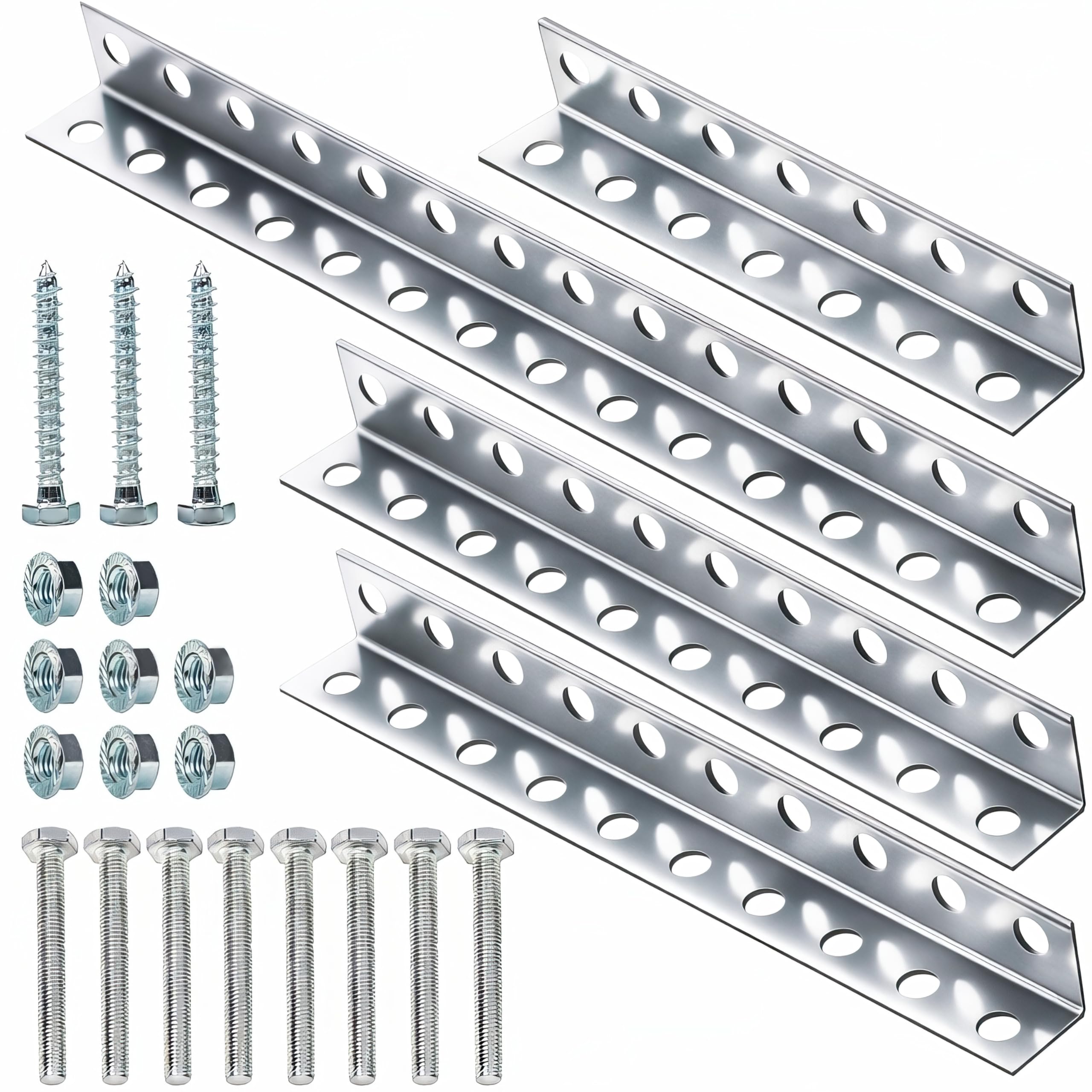 Garage Door Opener Hanging Kit, Galvanized Steel, Installation Screws Included, Compatible with Most Popular Brands