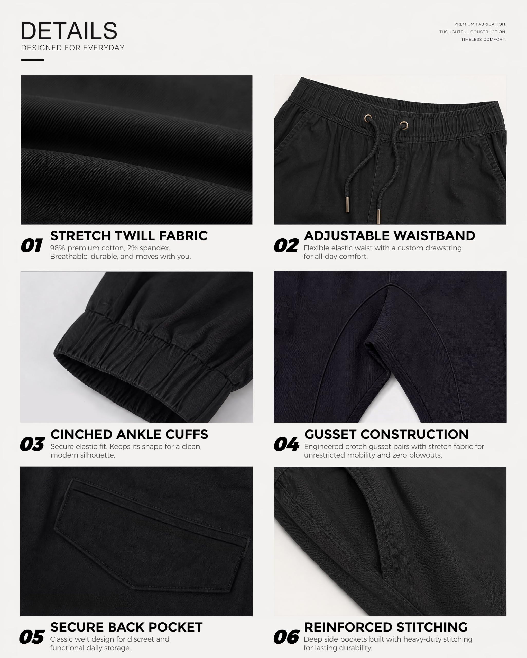 ITALYMORN Herren Jogginghose Hose