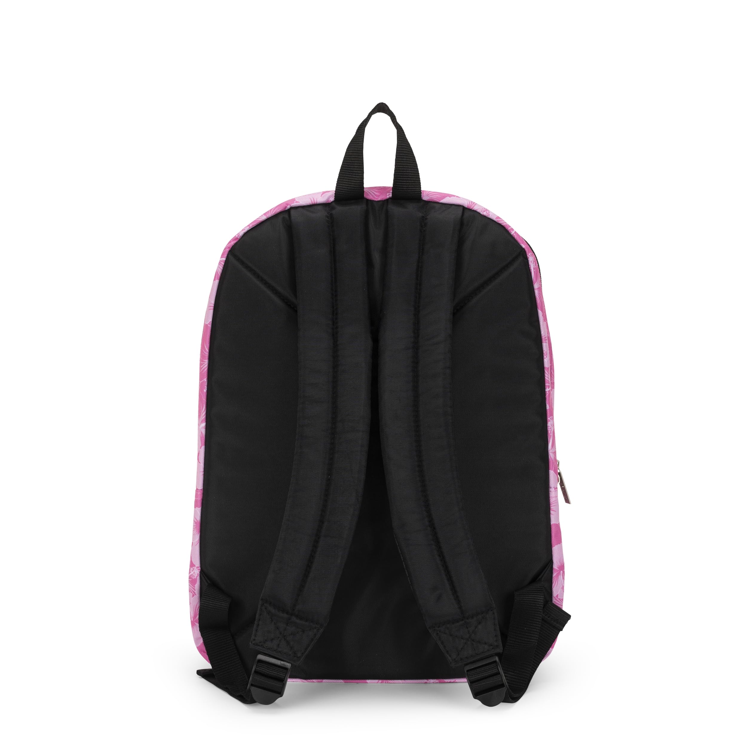 COMIX, ZAINO ORGANIZZATO ALLOVER HIBISCUS Unisex-Bambini e ragazzi, Rosa, Medio