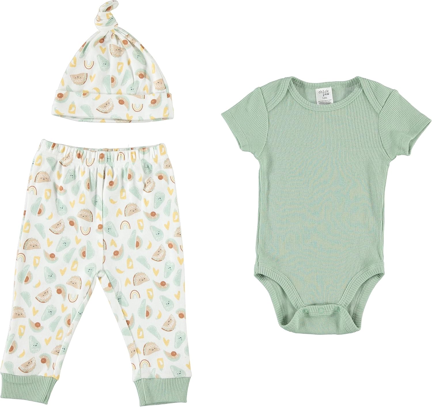 Chick Pea Newborn Baby Clothes for Fall Footless Pant Layettes