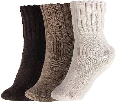 BenSorts Women's Winter Boots Socks Thick Warm Cozy Crew Socks Solid Color Gifts
