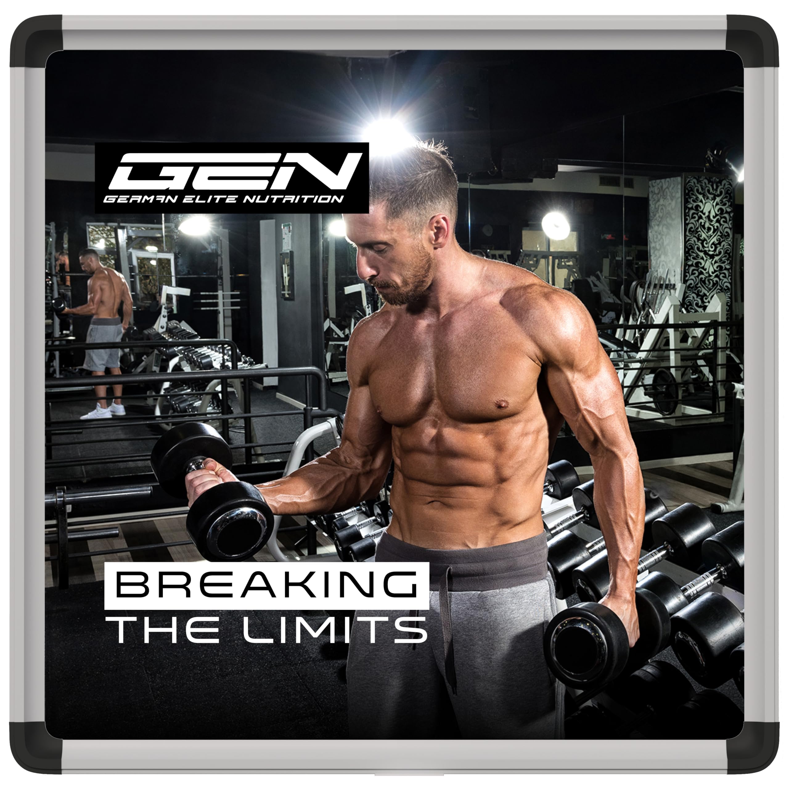 GEN GERMAN ELITE NUTRITION Invictus G.D.A - 120 Kapseln | Berberin-Komplex mit Markenrohstoff Cinnulin PF® & Na-R-Alpha-Liponsäure - Glucose Disposal Agent (GDA) - Laborgeprüft