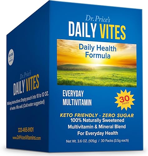 Dr. Price's Vitamins Multivitamínico para mujeres y hombres - Paquetes de suplementos en polvo - 30 paquetes - Suplemento vitamínico del complejo B