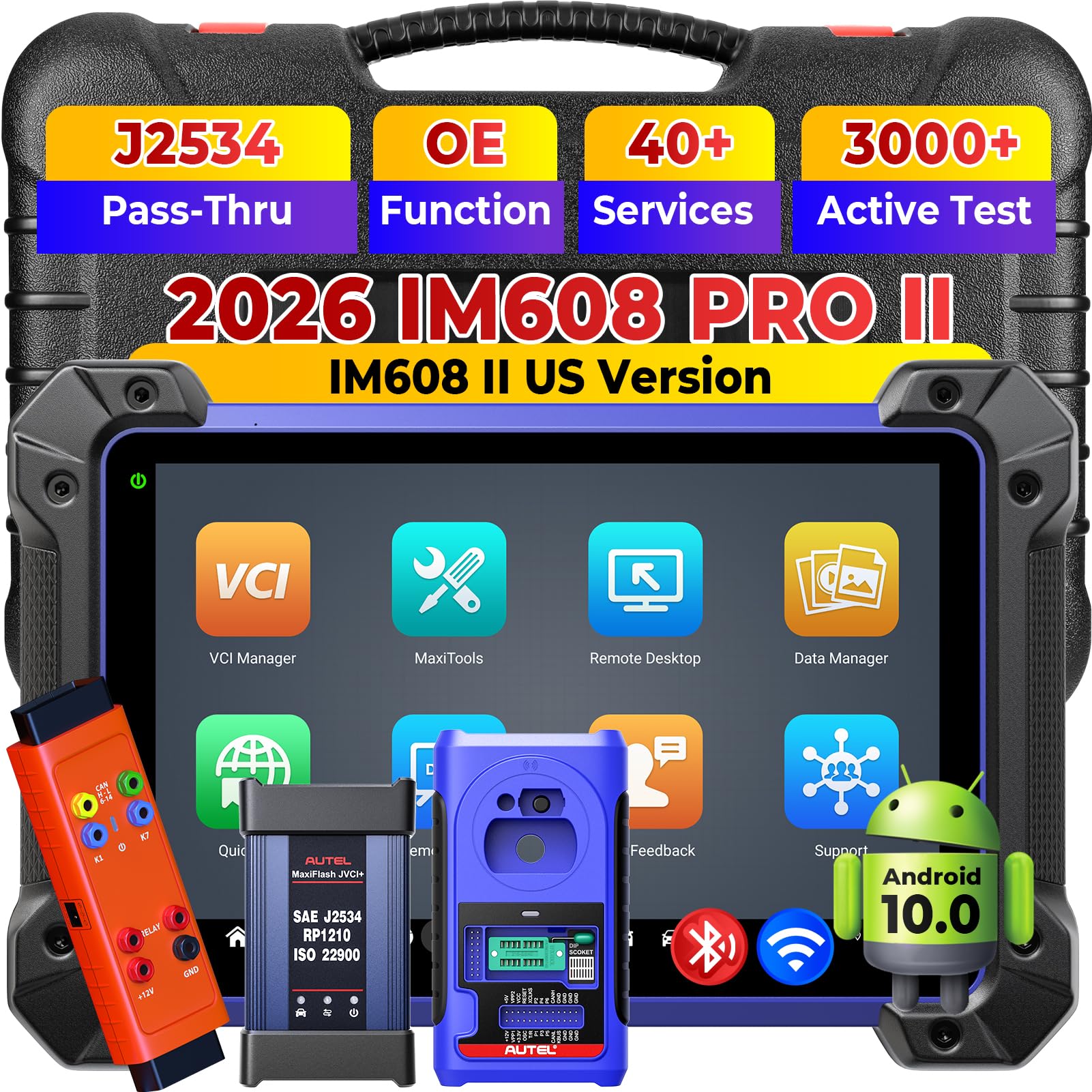 Autel Scanner MaxiIM IM608S II, 2024, igual ao IM608 PRO II/IM608