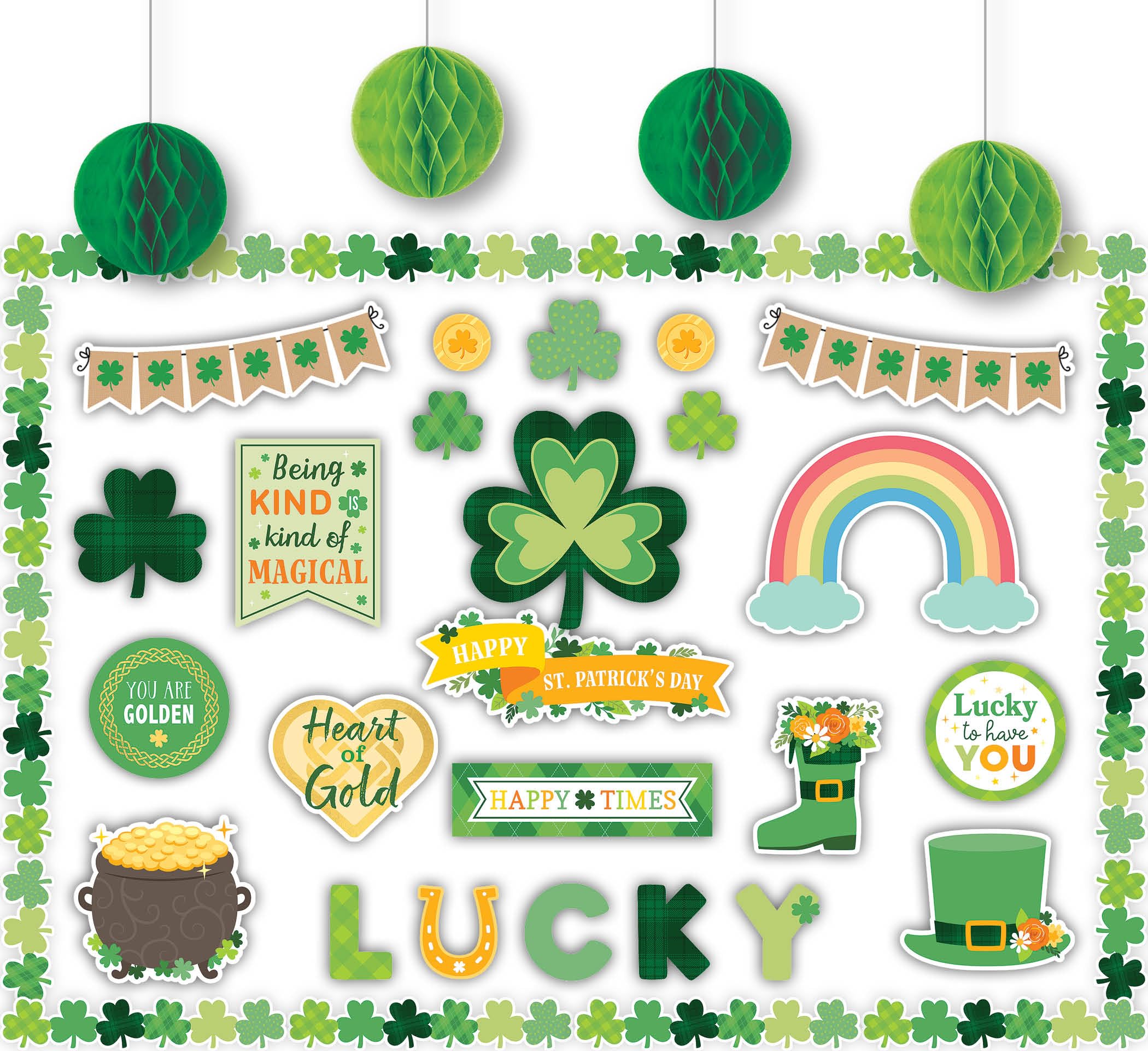 Kit Saint-Patrick Teacher Created Resources TCR9467 de création et décoration