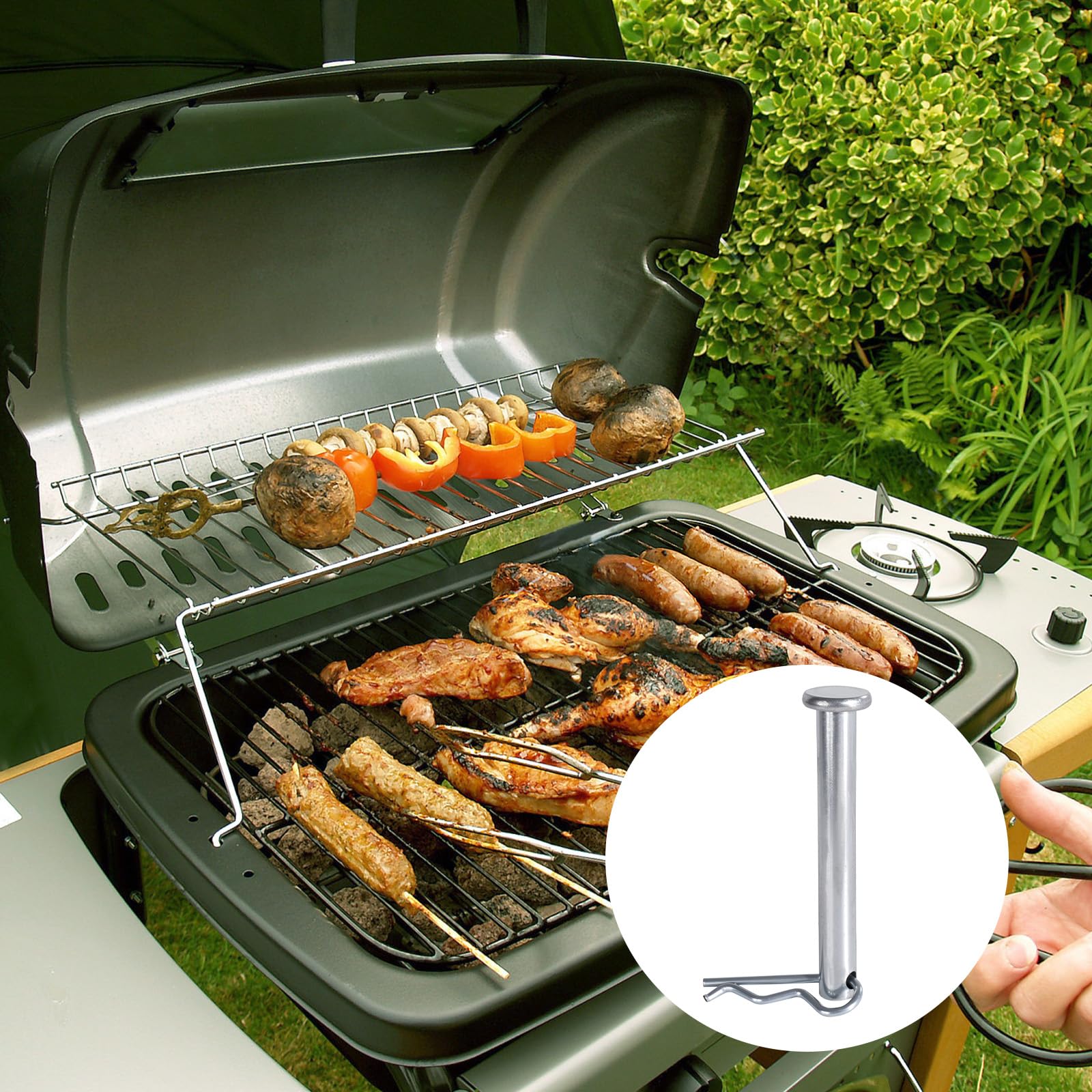 バーベキュー・調理用品 leirihygge DAMNGOOD FB_Expansion KIT Amazon.com: 2 Pack Grill Lid Assembly Hardware Kit Compatible with