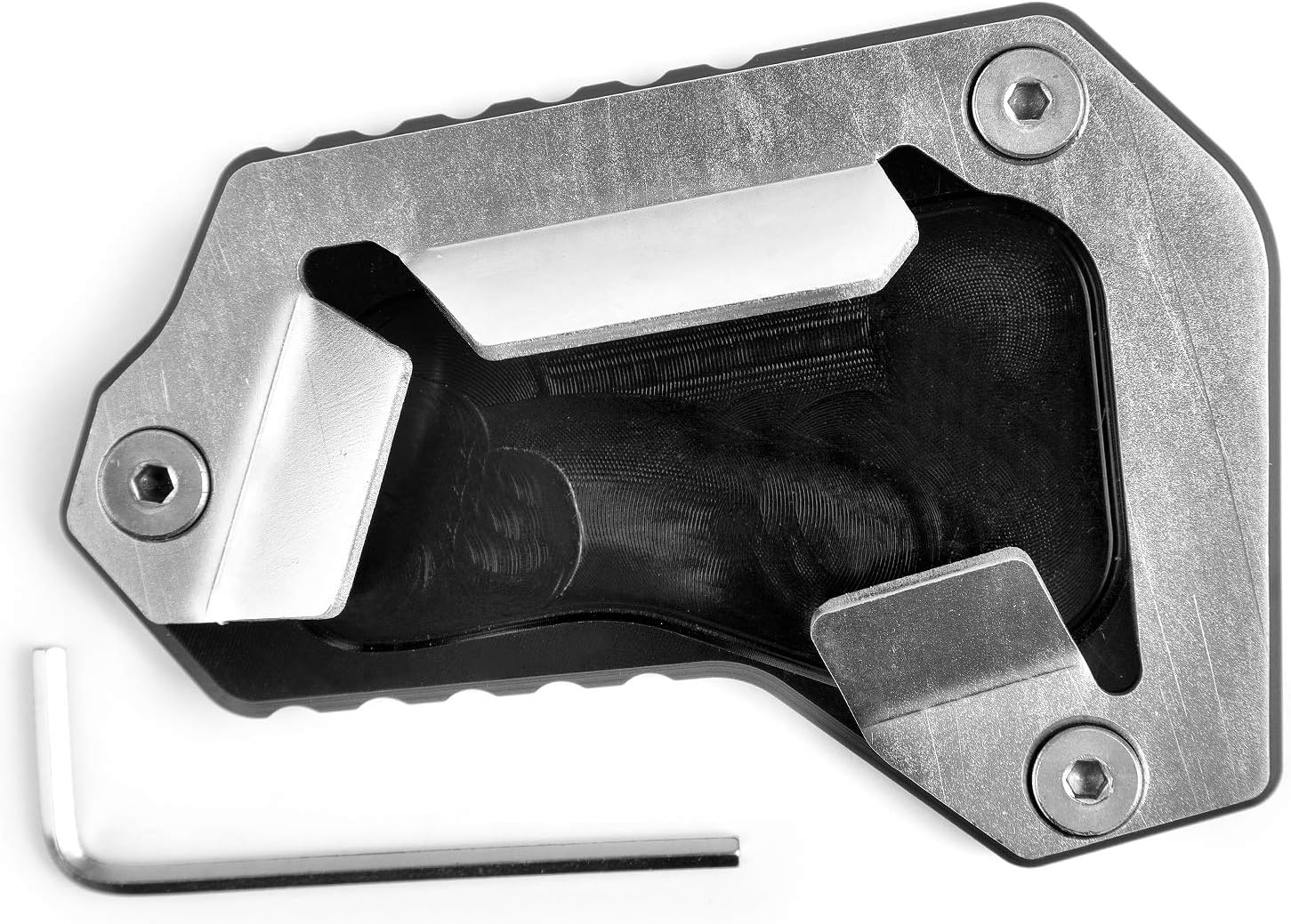 Kickstands & Jiffy Stands Side Stand Pad，Aluminum Alloy/Stainless