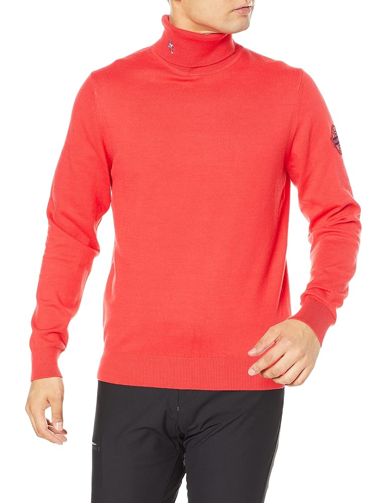 パーリーゲイツ　カシミヤタートルネックセーター　メンズ パーリーゲイツ カシミヤタートルネックセーター メンズ