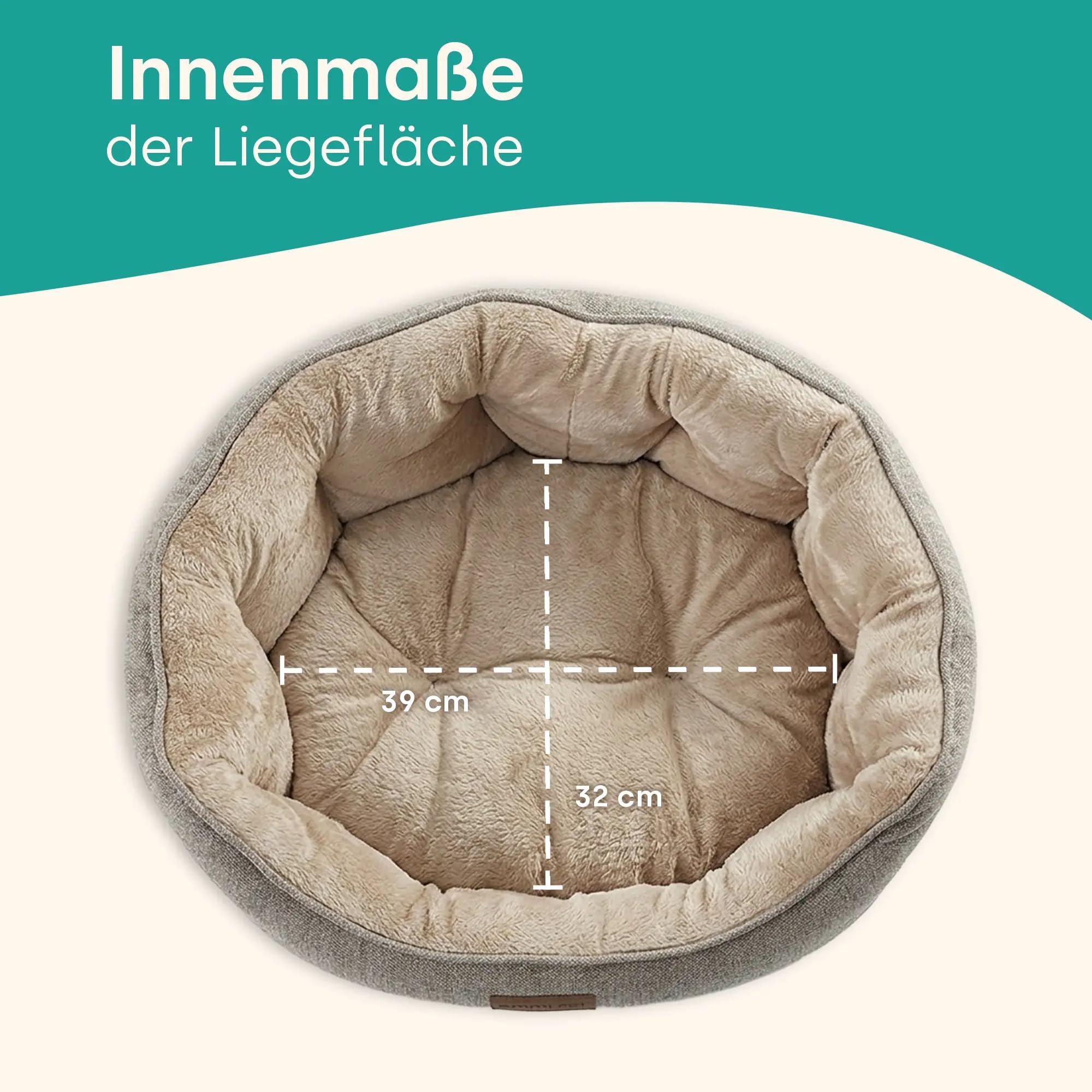 Emmi-pet Katzenbett & Hundebett Spirit L, Beige