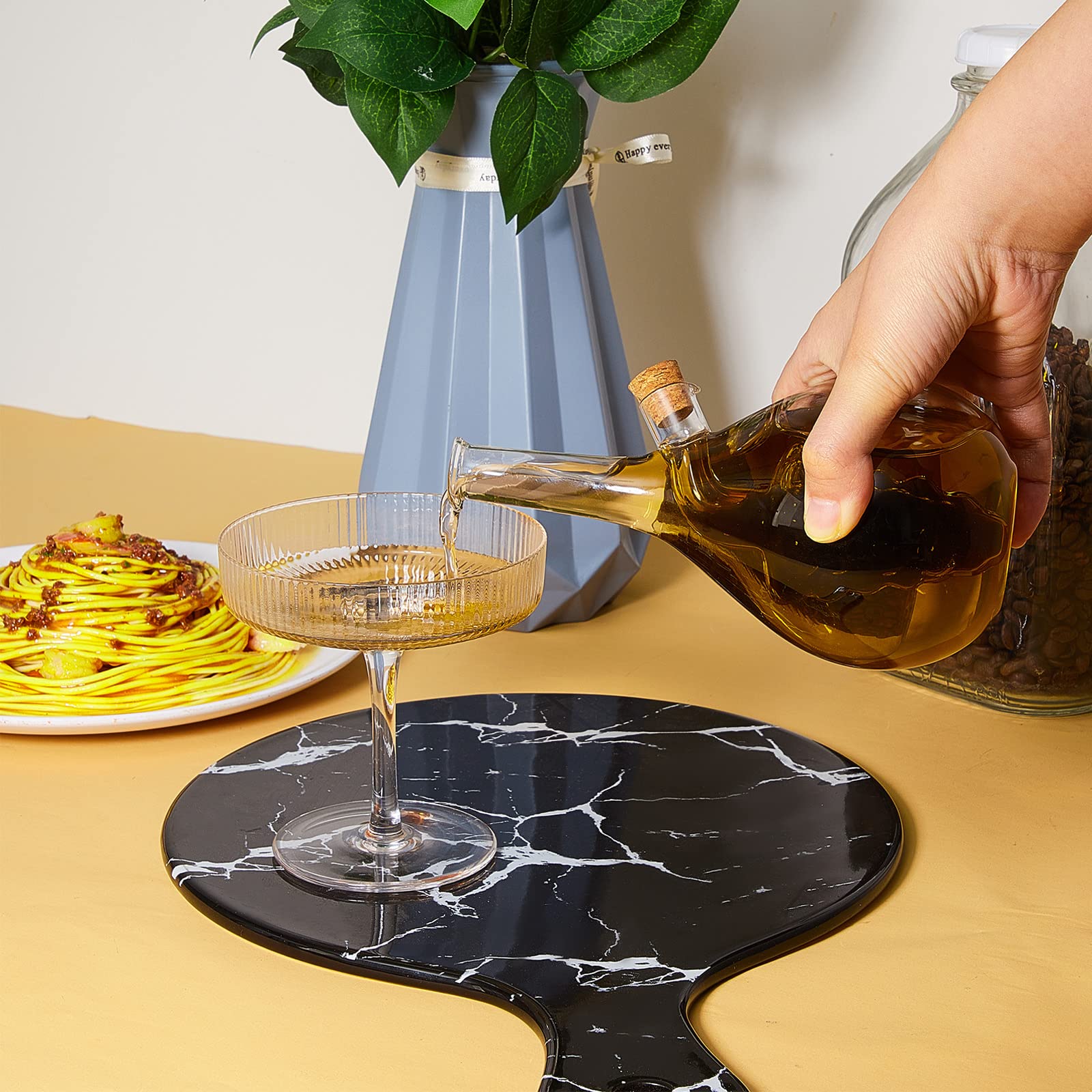 Amazon.co.jp: Suclain オイル&ビネガーディスペンサー 2イン1 ガラス