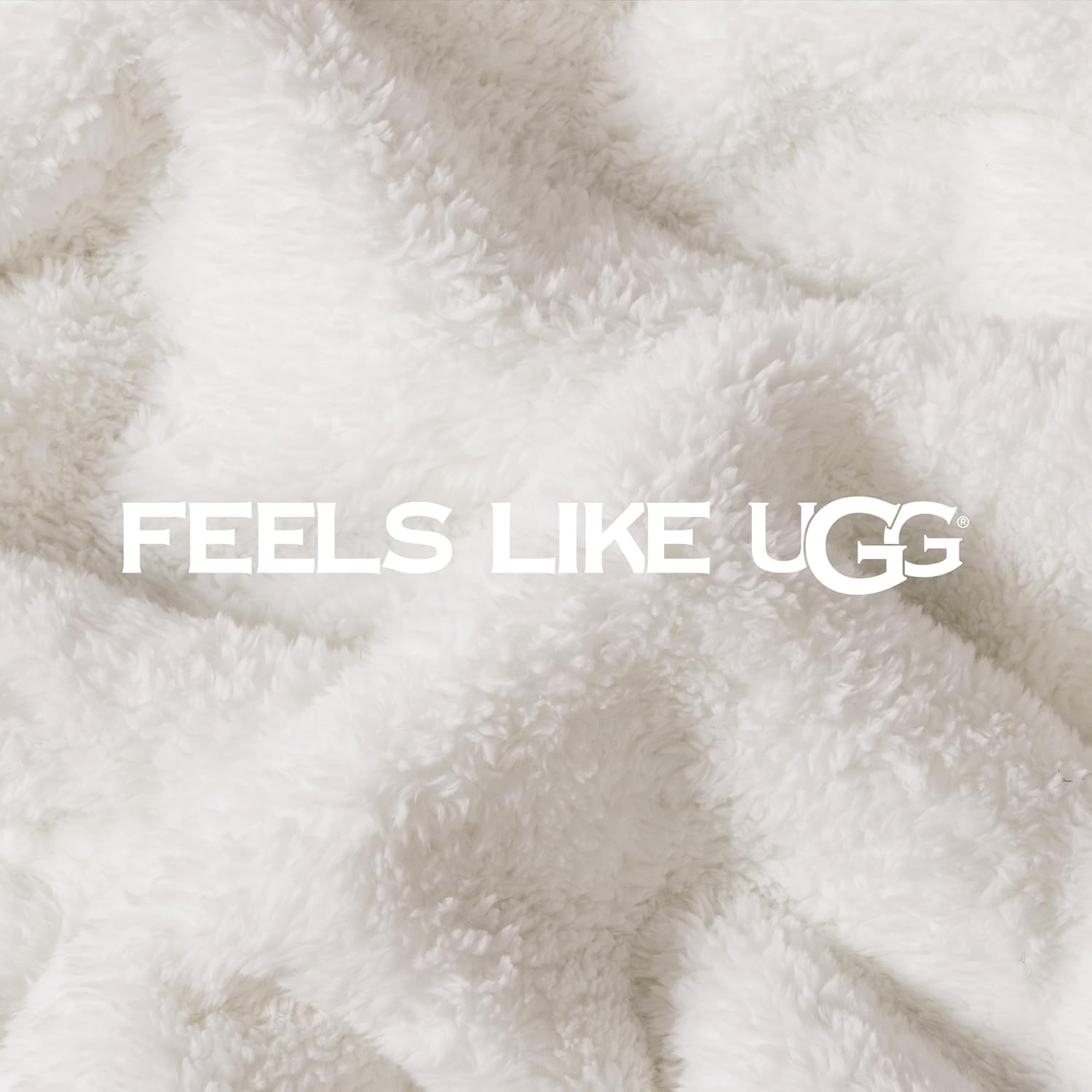 UGG Whitecap Plush Throw Blanket Fleece Soft Fuzzy Throw Blankets for Couch or Bed, Home Decor, Winter Blanket, Machine Washable, 50-inch x 70-inch, White Snow - Image 4