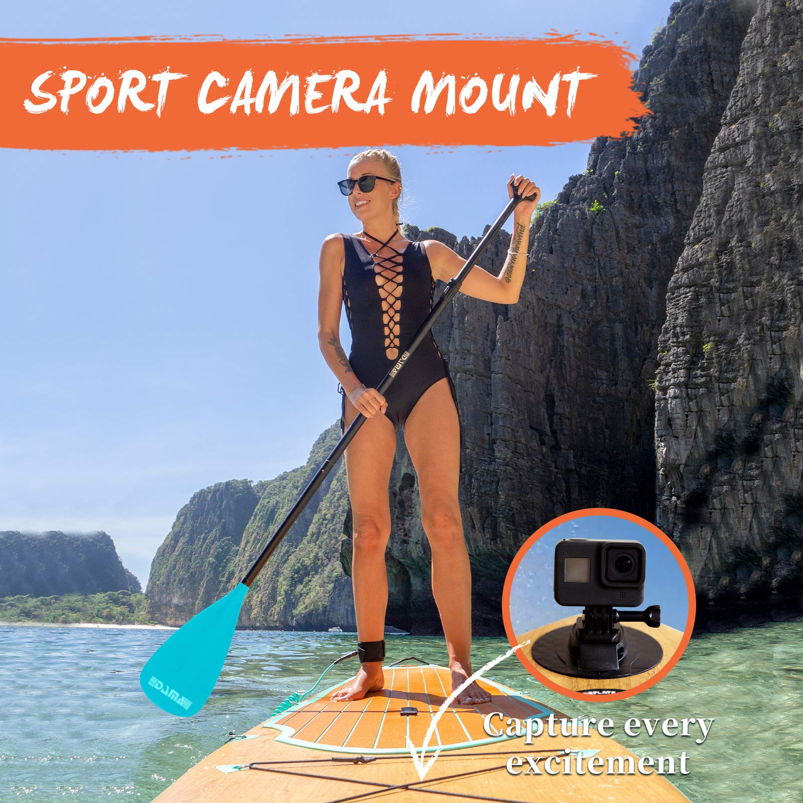 Amazon | DAMA Inflatable Stand up Paddle Board9